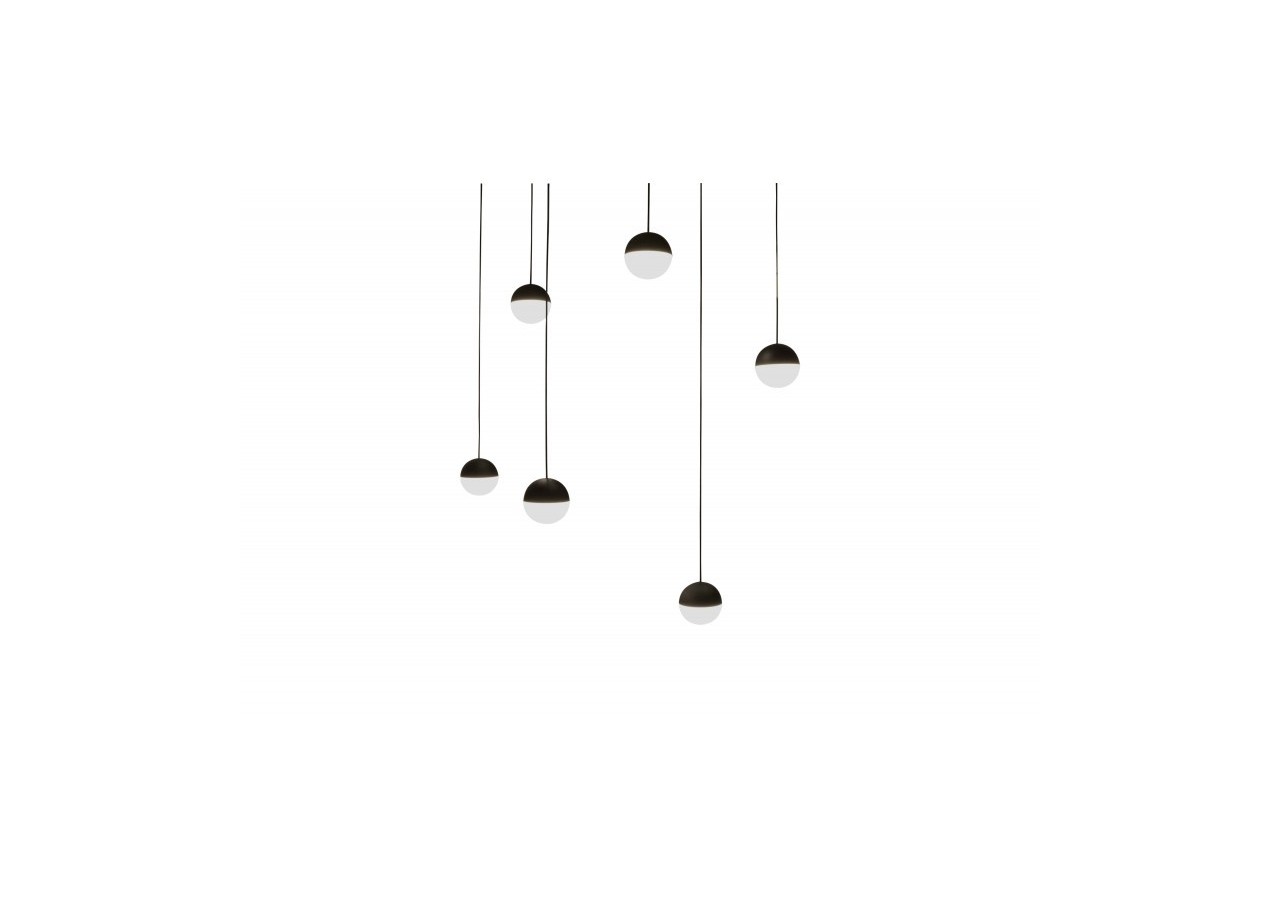 Suspension LED design Orbit 6x8W (48W) - LN4028-N - Barcelona LED