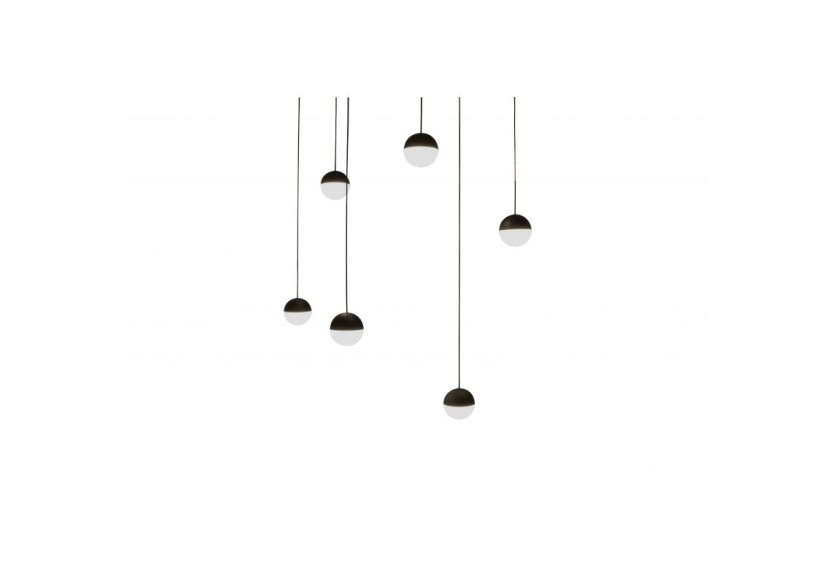 Suspension LED design Orbit 6x8W (48W) - LN4028-N - Barcelona LED