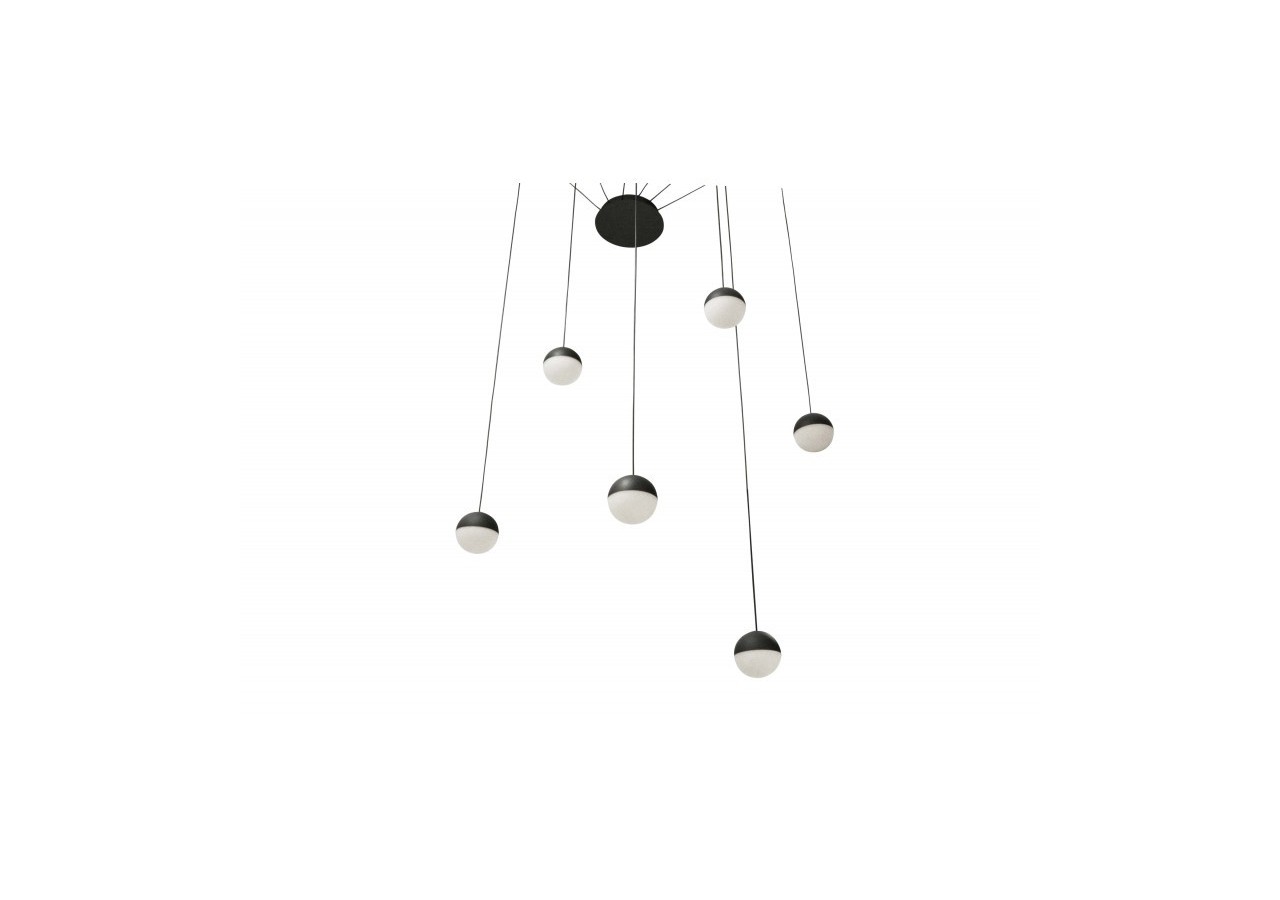 Suspension LED design Orbit 6x8W (48W) - LN4028-N - Barcelona LED