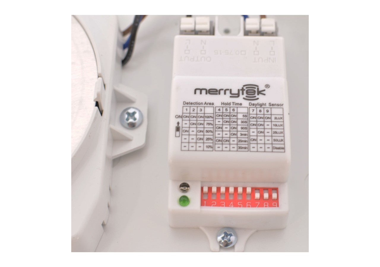 Plafonnier avec capteur de mouvement pour ampoule E27 - B1728-RS - Barcelona LED