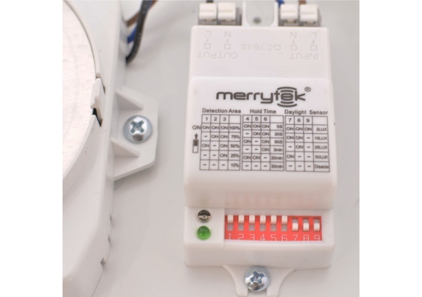 Plafonnier avec capteur de mouvement pour ampoule E27 - B1728-RS - Barcelona LED