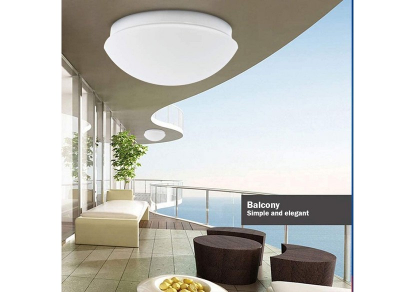 Plafonnier avec capteur de mouvement pour ampoule E27 - B1728-RS - Barcelona LED