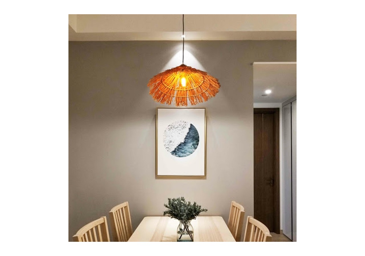 Suspension en osier "Hanoi" - LM152 - Barcelona LED