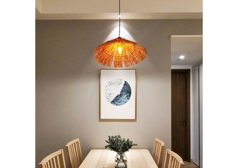 Suspension en osier "Hanoi" - LM152 - Barcelona LED