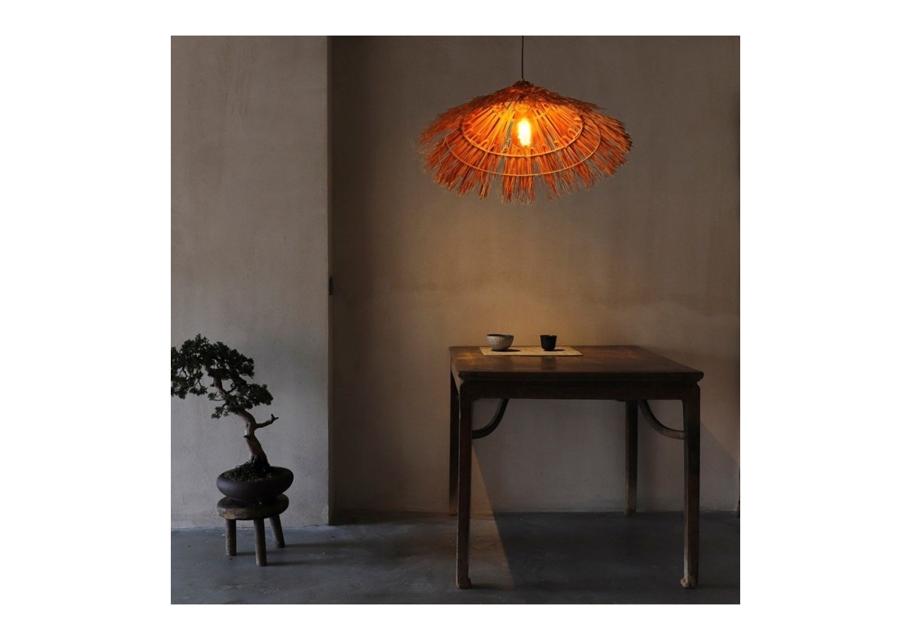 Suspension en osier "Hanoi" - LM152 - Barcelona LED