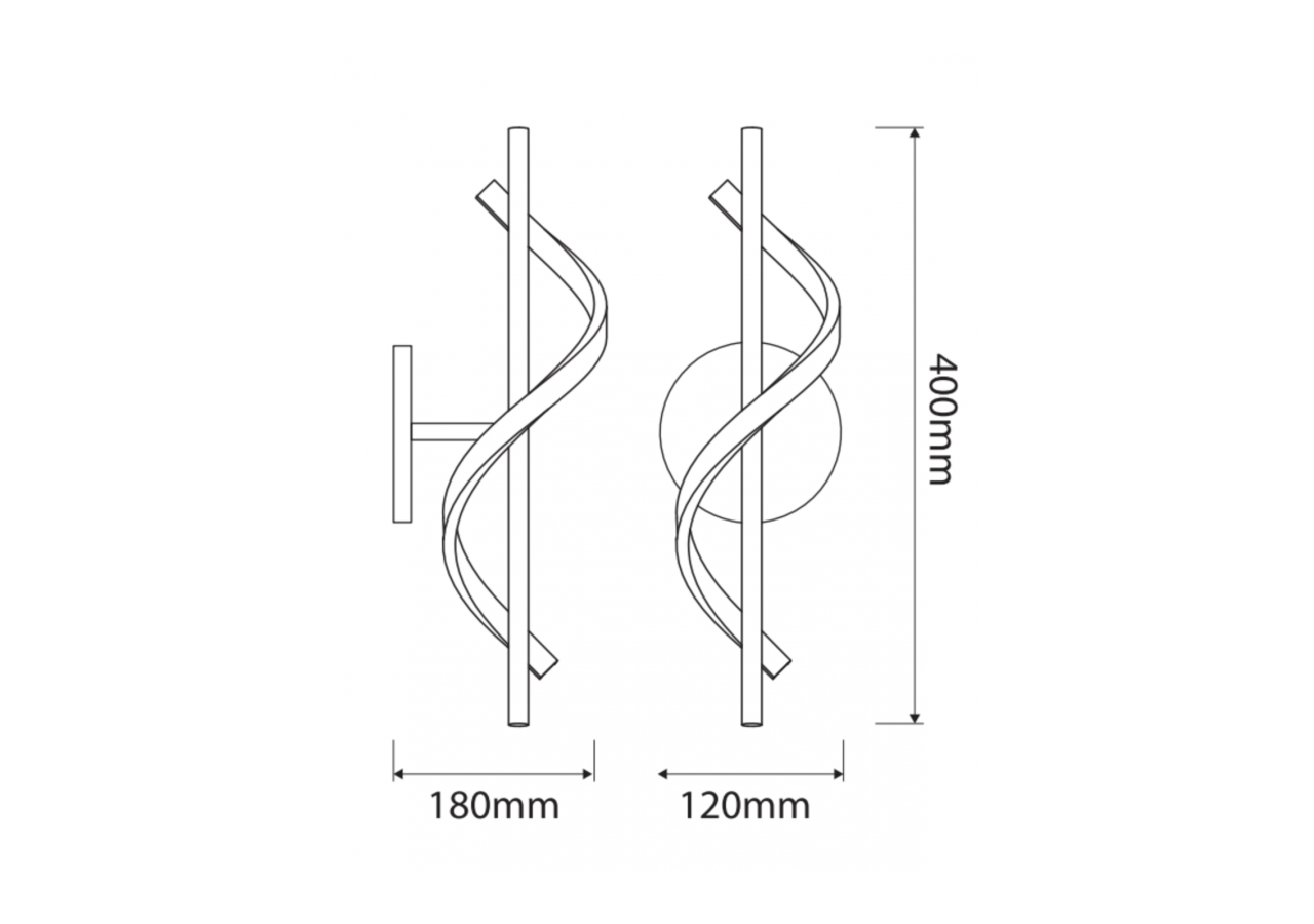 Applique murale LED 7W "BERGMAN" - LN1410 - Barcelona LED