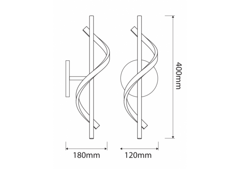 Applique murale LED 7W "BERGMAN" - LN1410 - Barcelona LED