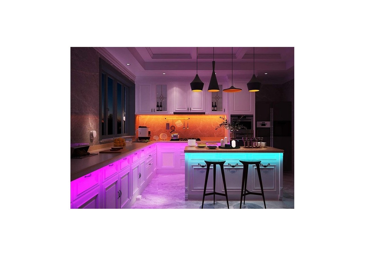 Ruban LED RGB 24V DC 100W 10mm IP20-Bobine 5m - B1558RGB - Barcelona LED