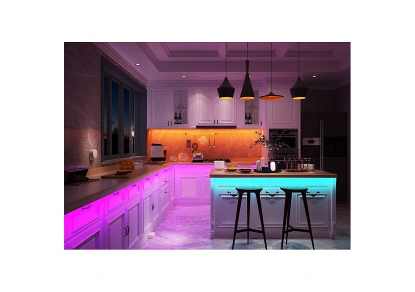 Ruban LED RGB 24V DC 100W 10mm IP20-Bobine 5m - B1558RGB - Barcelona LED