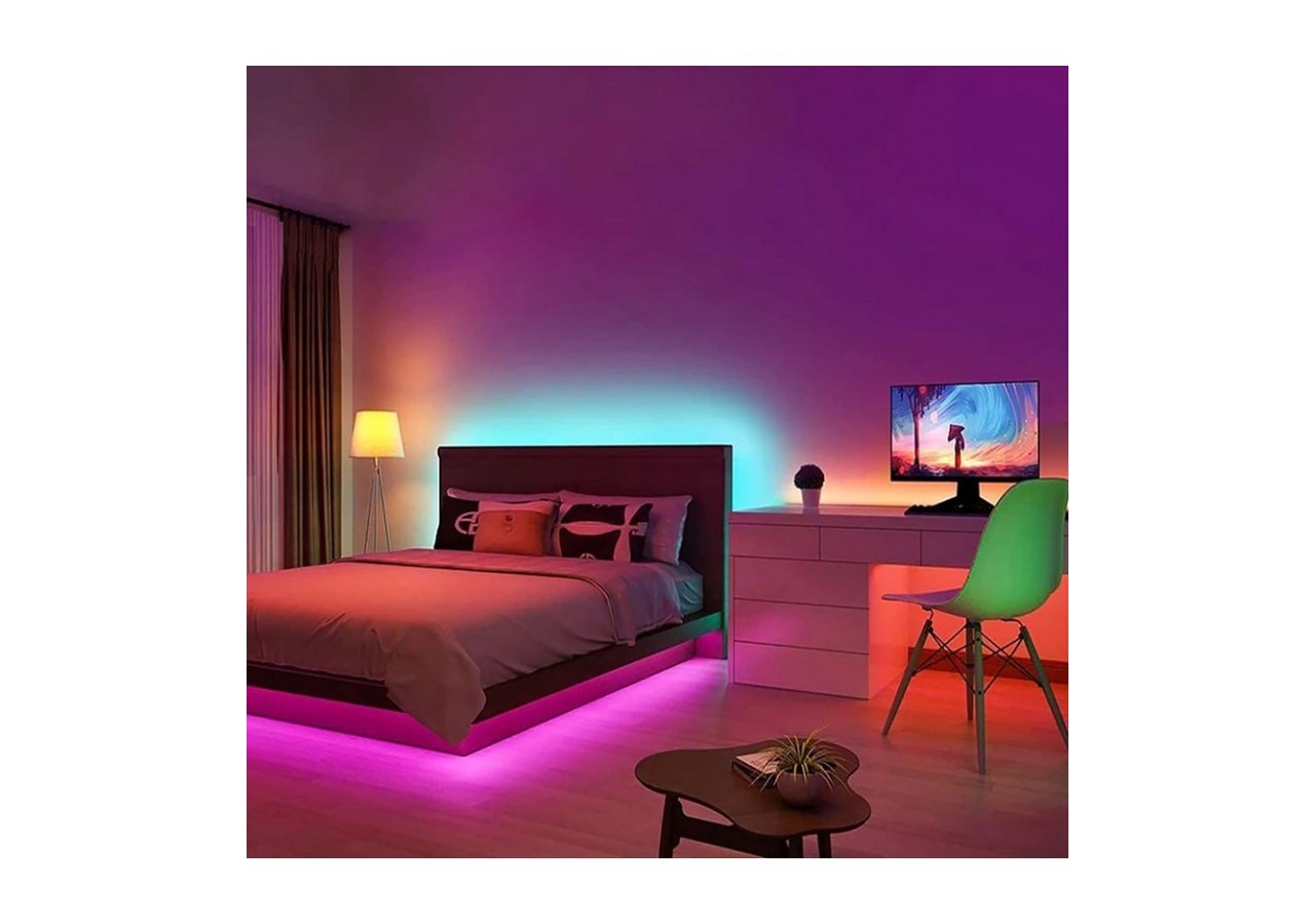 Ruban LED RGB 24V DC 100W 10mm IP20-Bobine 5m - B1558RGB - Barcelona LED