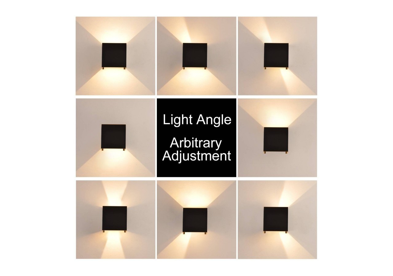 Applique murale LED "KURTIN" 6W angle d'ouverture réglable - LN1515-N - Barcelona LED