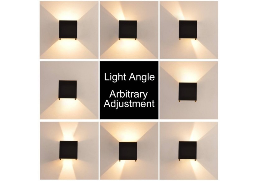 Applique murale LED "KURTIN" 6W angle d'ouverture réglable - LN1515-N - Barcelona LED