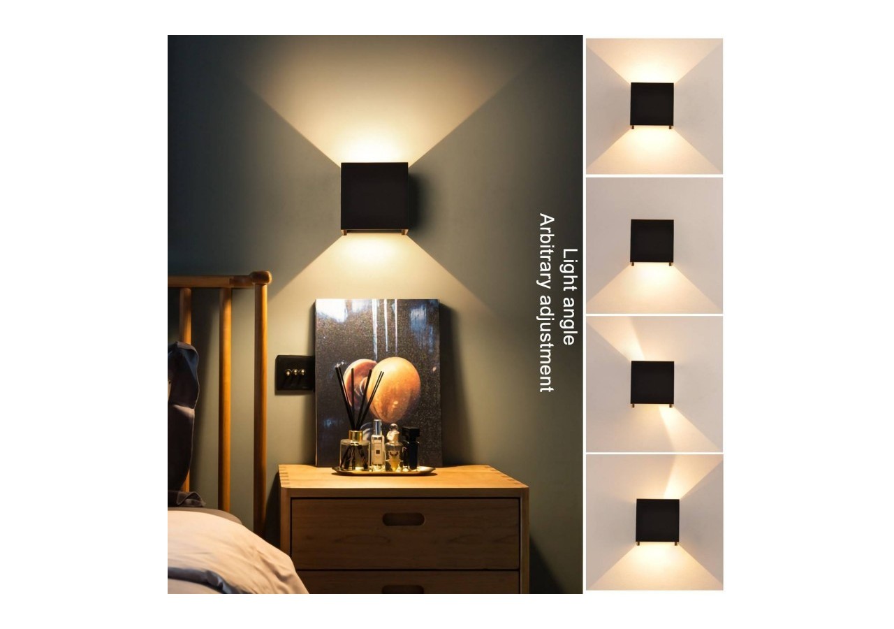 Applique murale LED "KURTIN" 6W angle d'ouverture réglable - LN1515-N - Barcelona LED