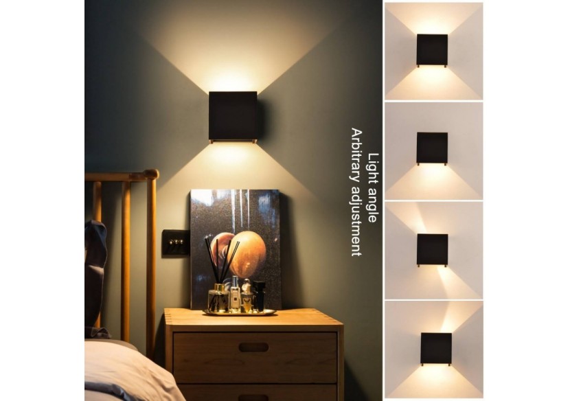 Applique murale LED "KURTIN" 6W angle d'ouverture réglable - LN1515-N - Barcelona LED