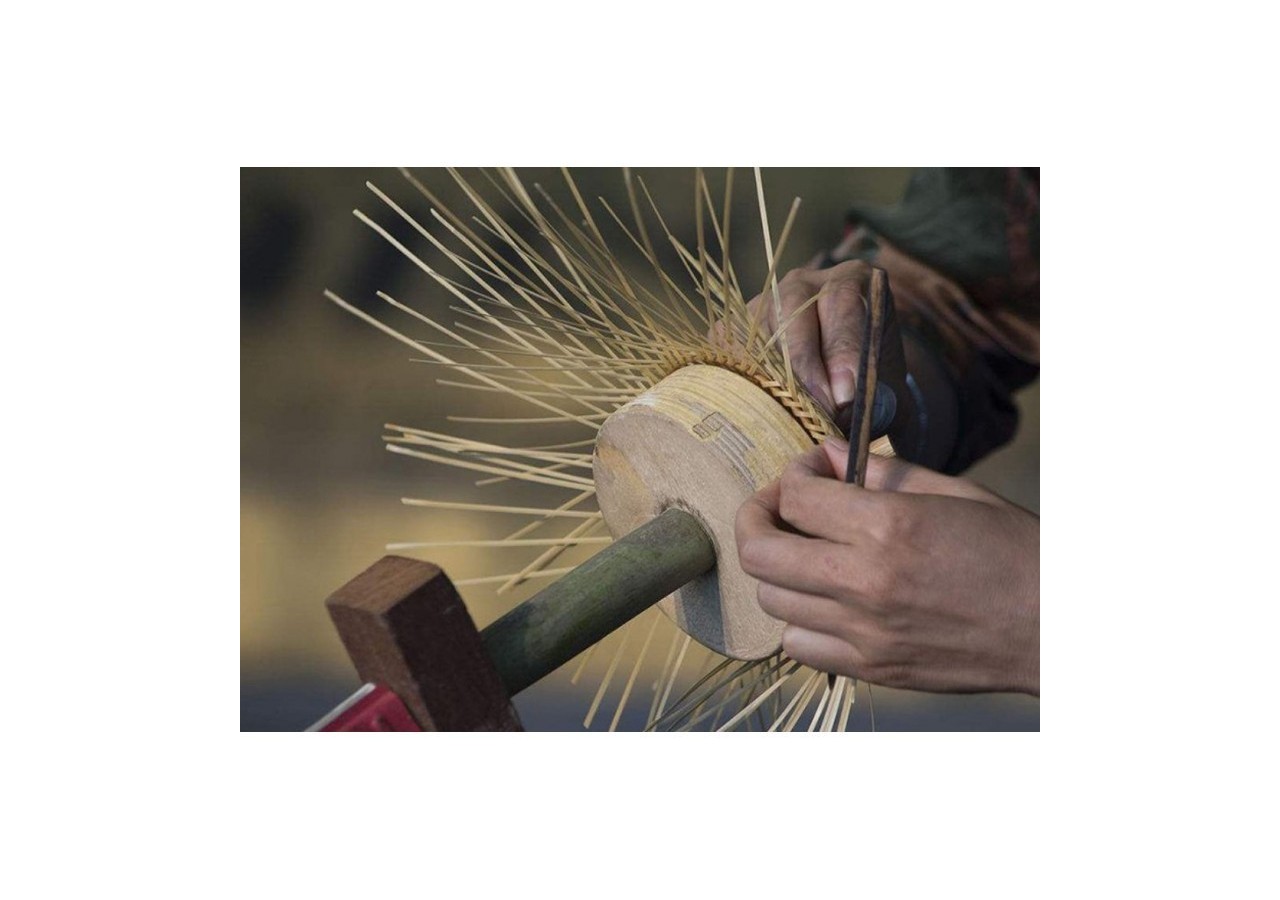 Suspension en osier "SASKI" - LM153 - Barcelona LED