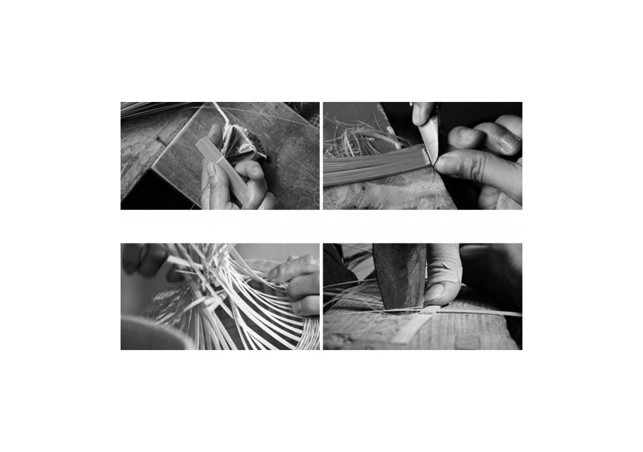 Suspension en osier "SASKI" - LM153 - Barcelona LED