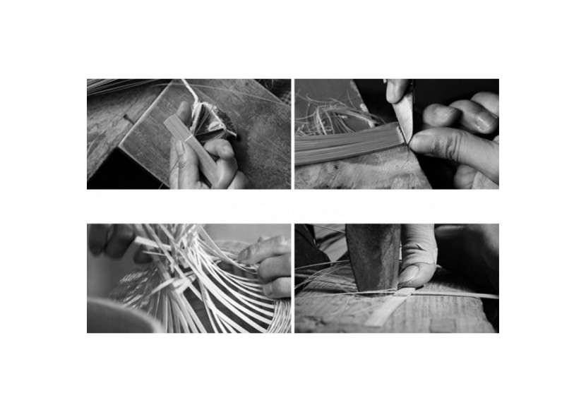 Suspension en osier "SASKI" - LM153 - Barcelona LED