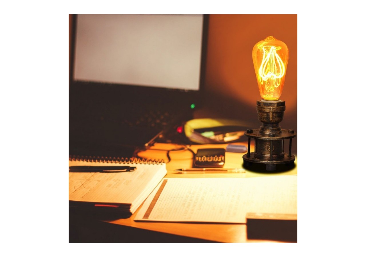 Lampe de table "Bronce" E27 - LV416 - Barcelona LED