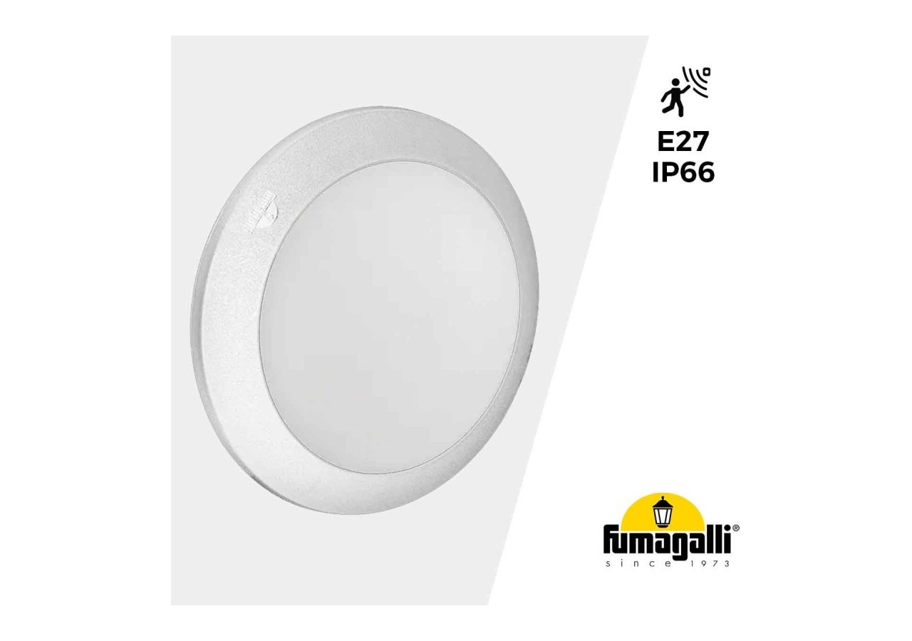 Applique ou plafonnier avec capteur FUMAGALLI BERTA E27 - 1B2.000.000.WYPS7 - Barcelona LED