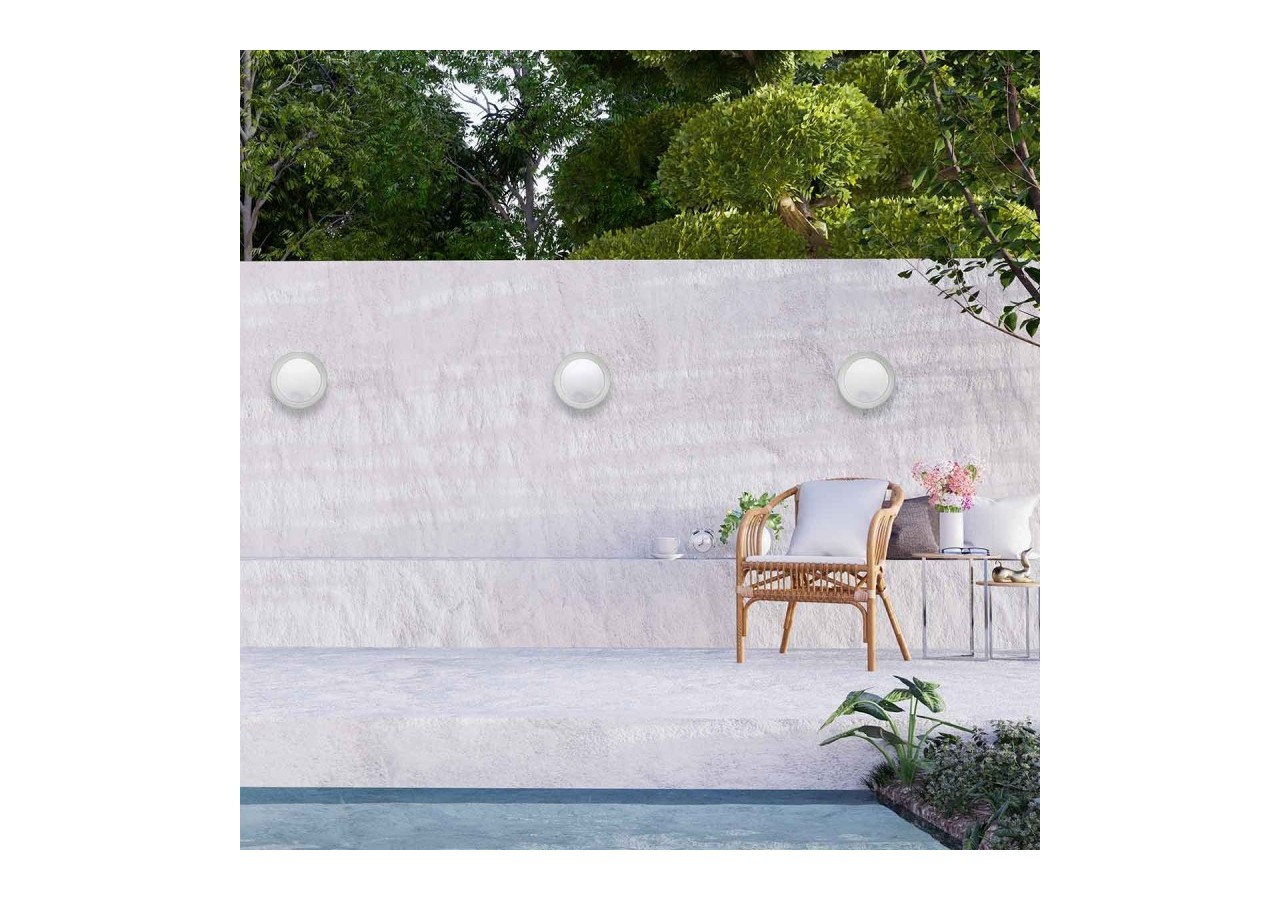 Applique ou plafonnier avec capteur FUMAGALLI BERTA E27 - 1B2.000.000.WYPS7 - Barcelona LED