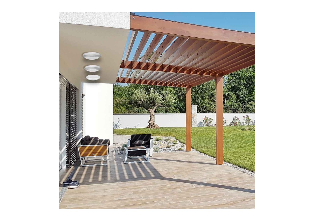 Applique ou plafonnier avec capteur FUMAGALLI BERTA E27 - 1B2.000.000.WYPS7 - Barcelona LED