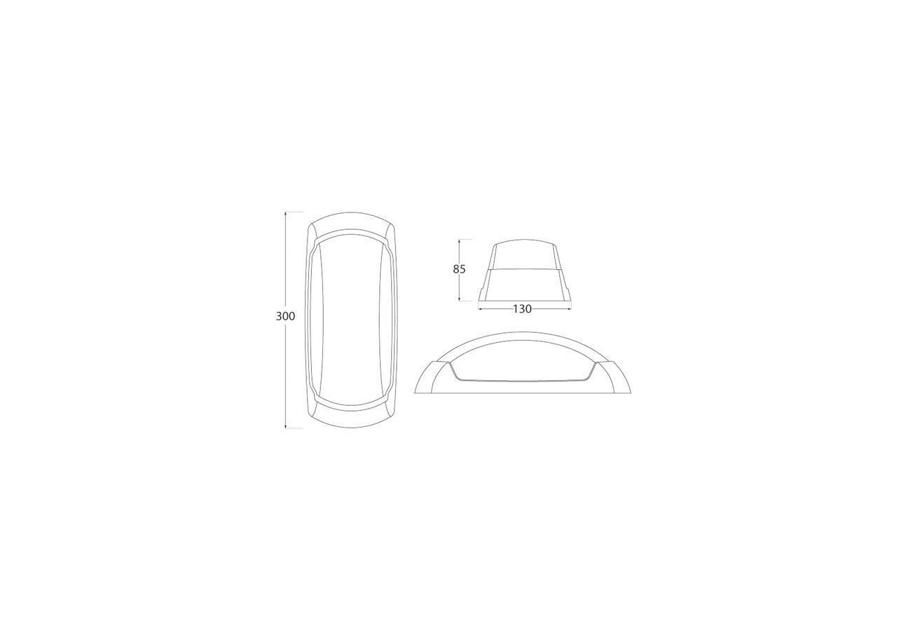 Applique murale avec capteur de mouvement Fumagalli FRANCY - 2A1.000.000.AYES7 - Barcelona LED