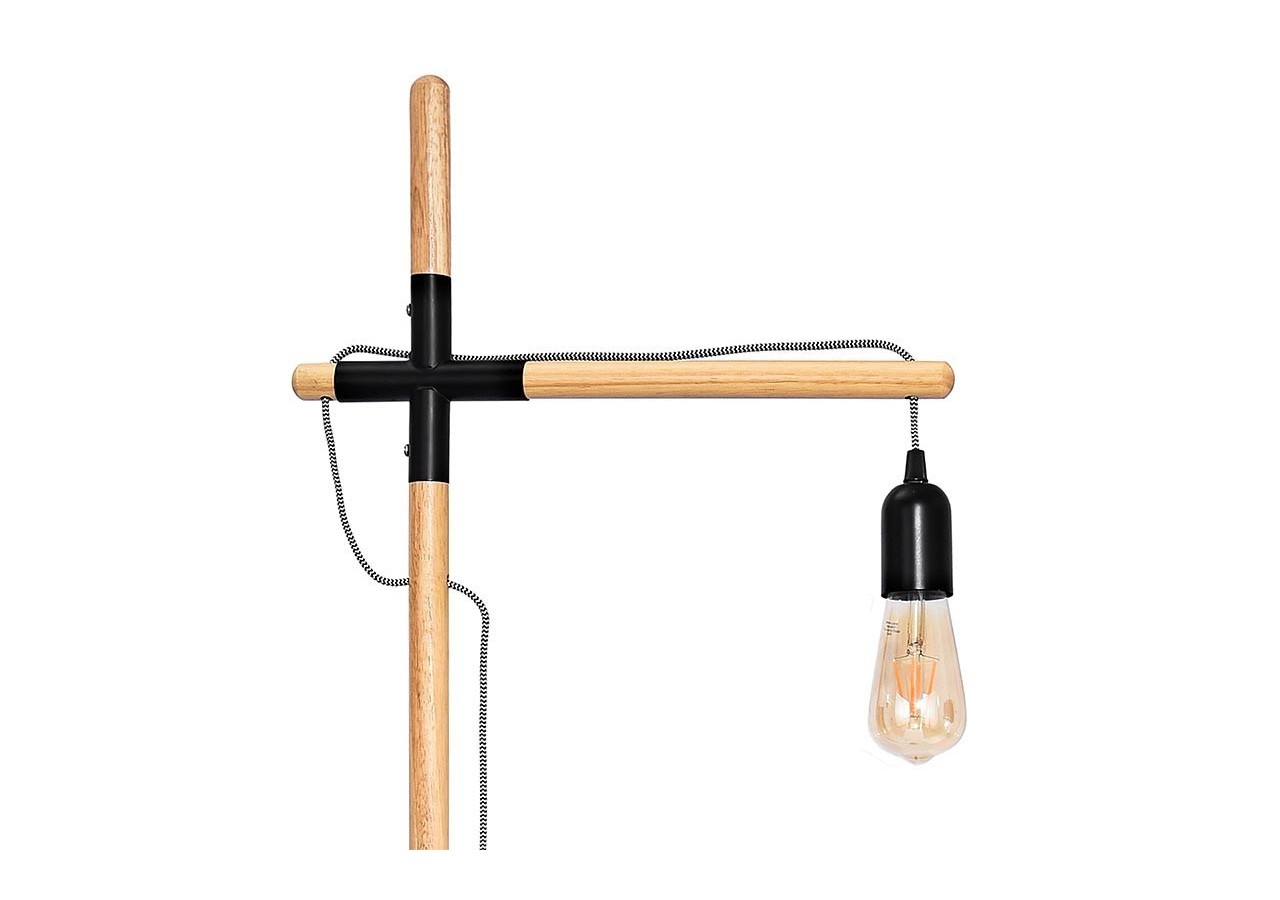 Lampe sur pied en bois "NATURAL WOOD" - LM125-N - Barcelona LED