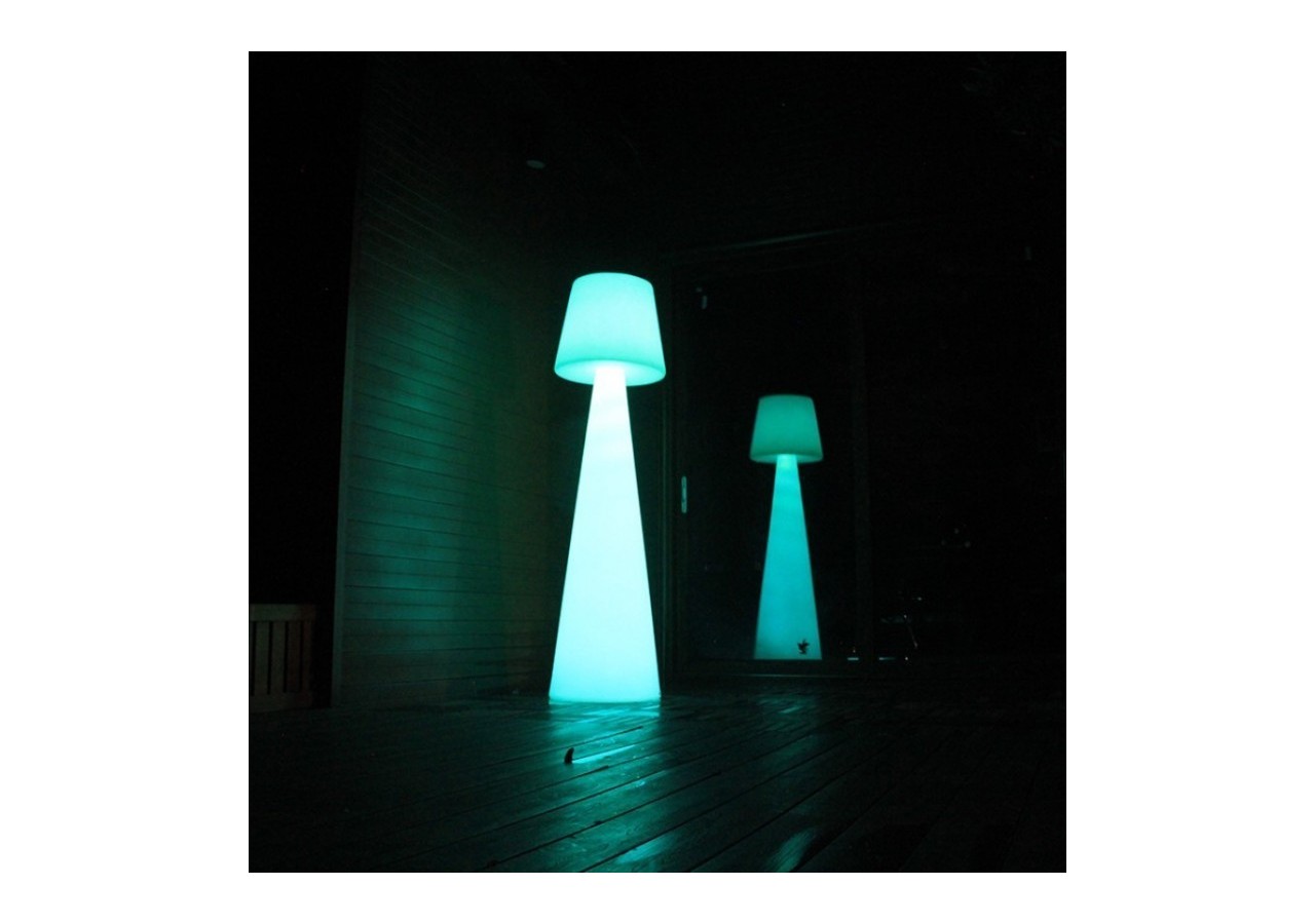 Lampadaire extérieur LED RGBW 15W rechargeable - MU5005 - Barcelona LED