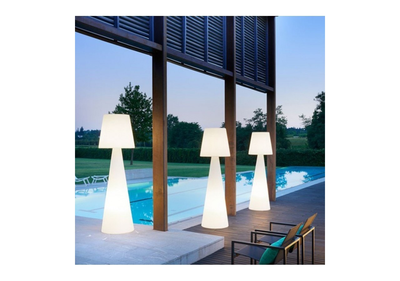 Lampadaire extérieur LED RGBW 15W rechargeable - MU5005 - Barcelona LED