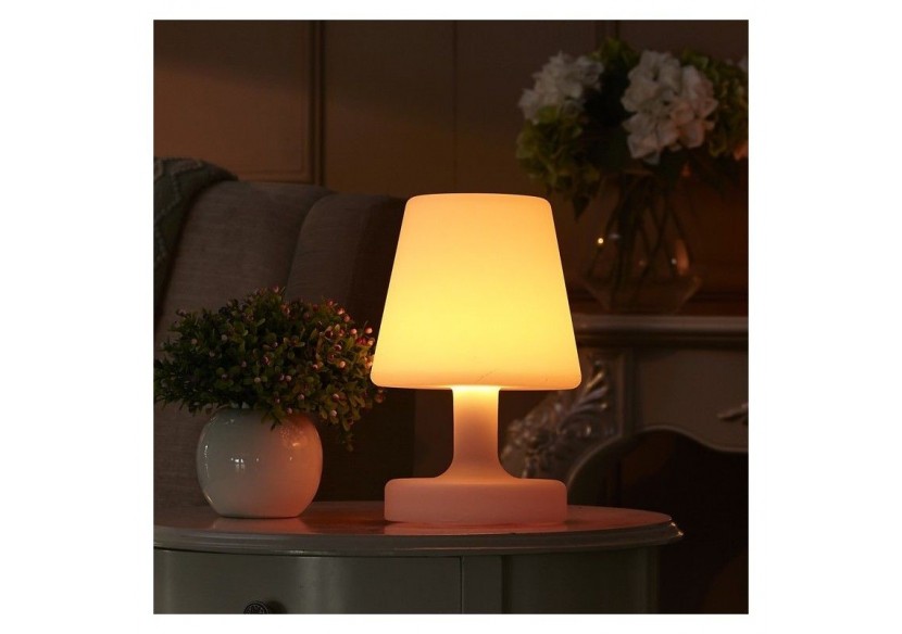 Lampe de table LED RGBW extérieur rechargeable - MU4003 - Barcelona LED