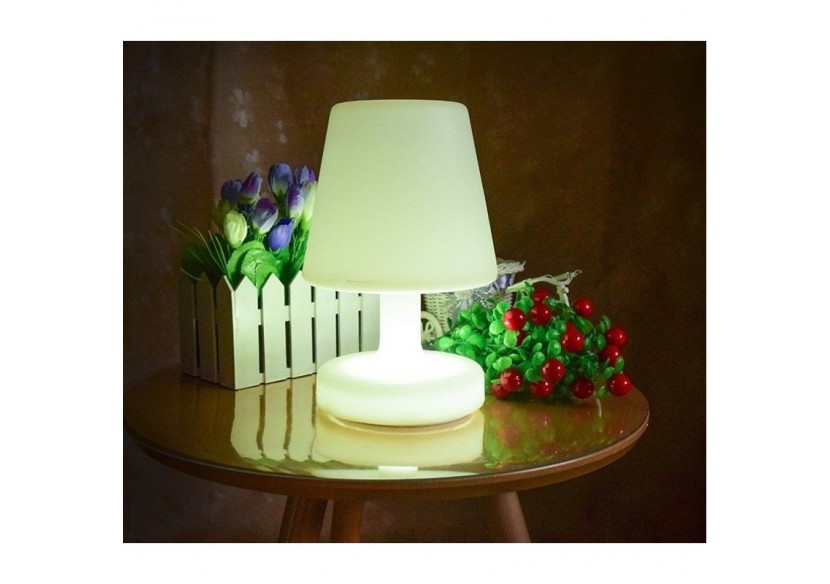 Lampe de table LED RGBW extérieur rechargeable - MU4003 - Barcelona LED