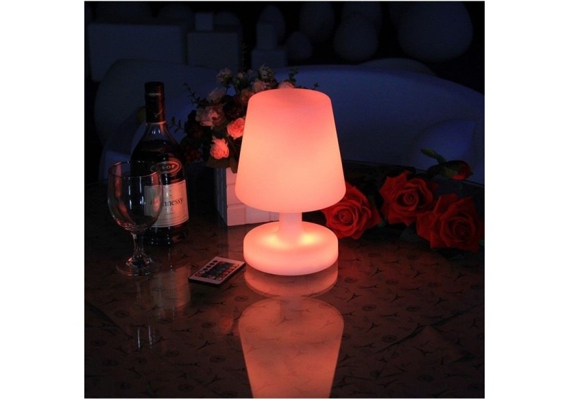 Lampe de table LED RGBW extérieur rechargeable - MU4003 - Barcelona LED