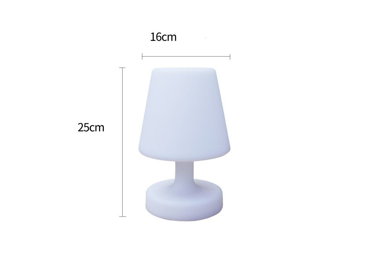 Lampe de table LED RGBW extérieur rechargeable - MU4003 - Barcelona LED