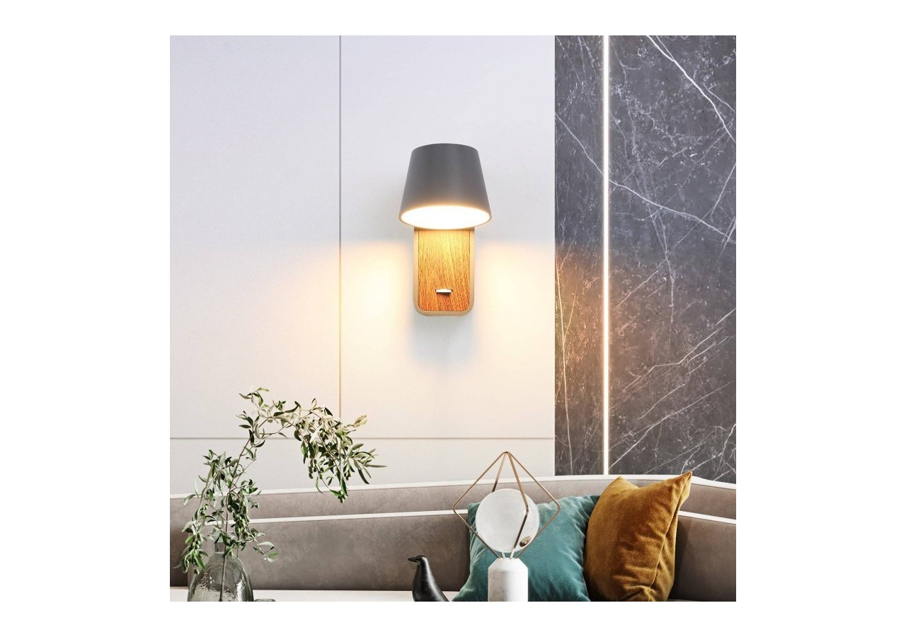 Applique LED orientable 6W "Koppen" 2700K - LN1546-G - Barcelona LED