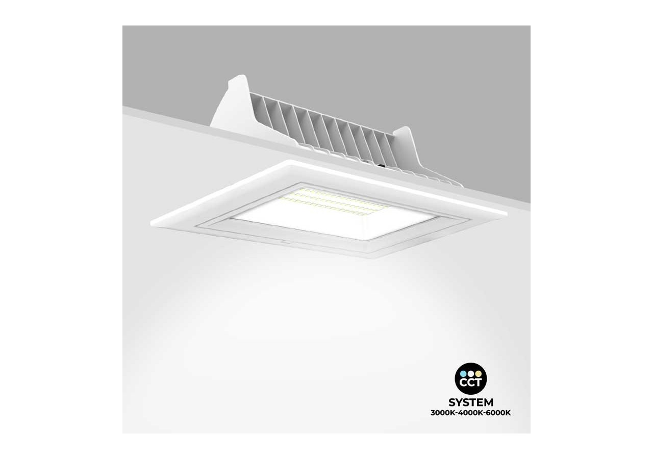 Spot LED orientable et encastrable 38W CCT LIFUD Driver - B1263-CCT - Barcelona LED