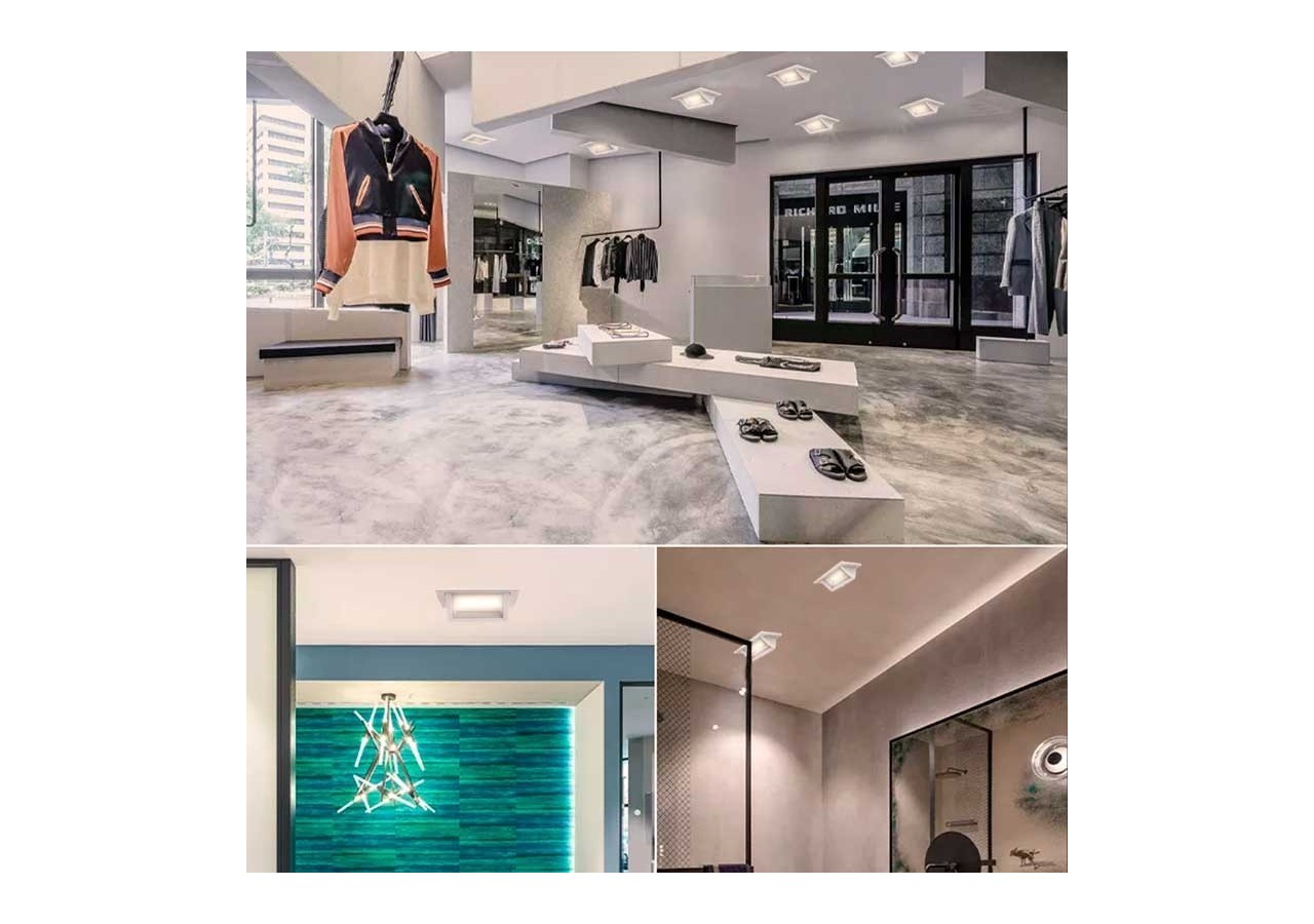 Spot LED orientable et encastrable 38W CCT LIFUD Driver - B1263-CCT - Barcelona LED