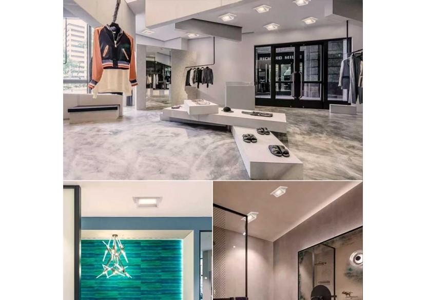 Spot LED orientable et encastrable 38W CCT LIFUD Driver - B1263-CCT - Barcelona LED