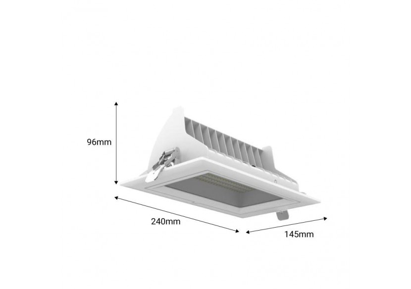 Spot LED orientable et encastrable 38W CCT LIFUD Driver - B1263-CCT - Barcelona LED