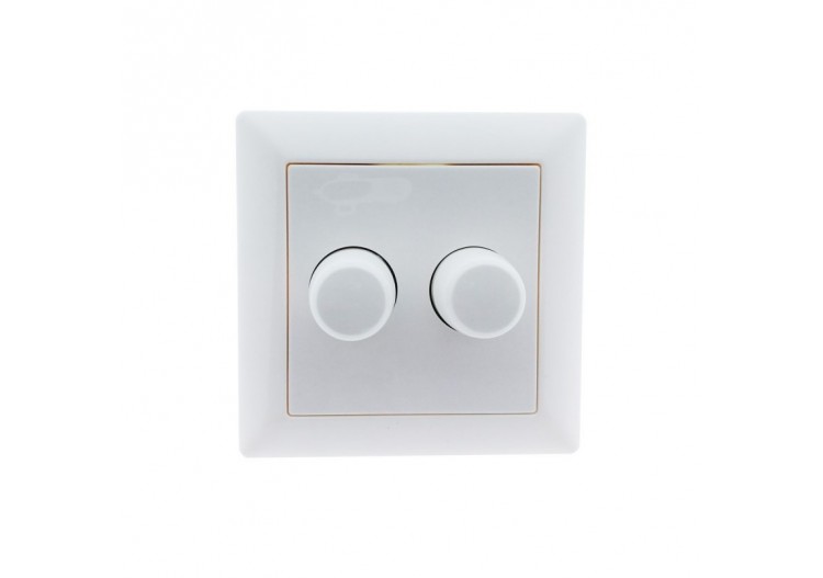 Interrupteur variateur 2 voies 100W - B700 - Barcelona LED