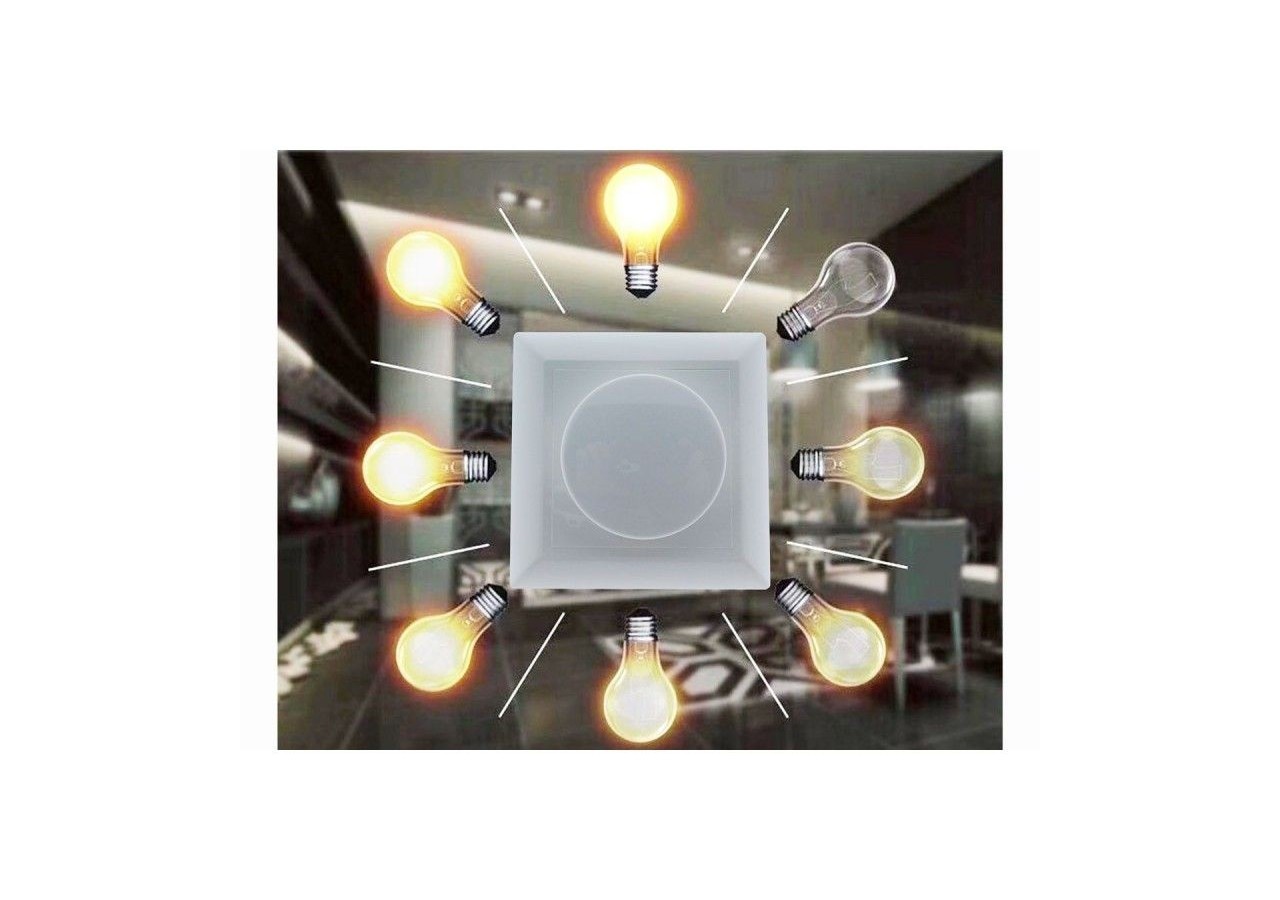 Interrupteur variateur 150W Fonction marche / arrêt - B704 - Barcelona LED