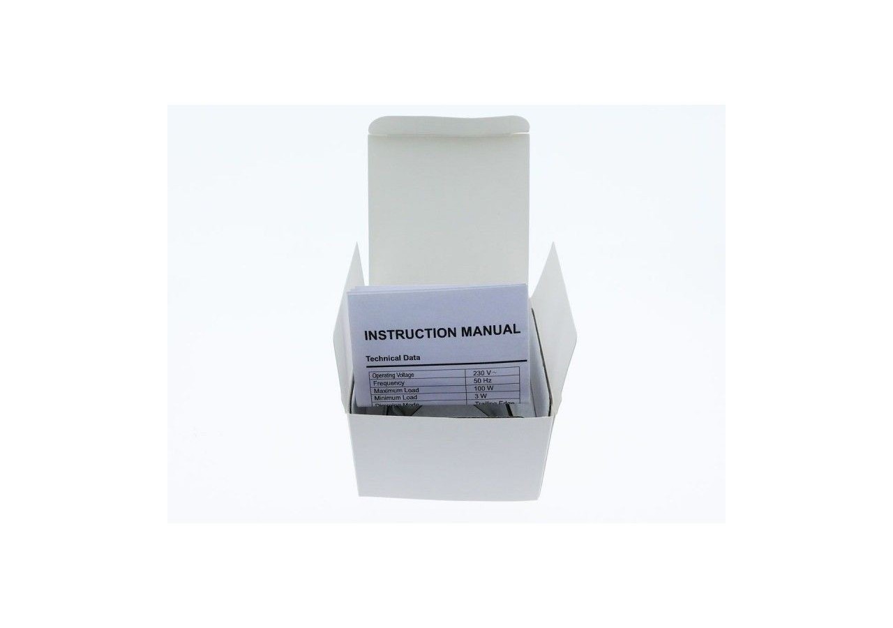 Interrupteur variateur 150W Fonction marche / arrêt - B704 - Barcelona LED