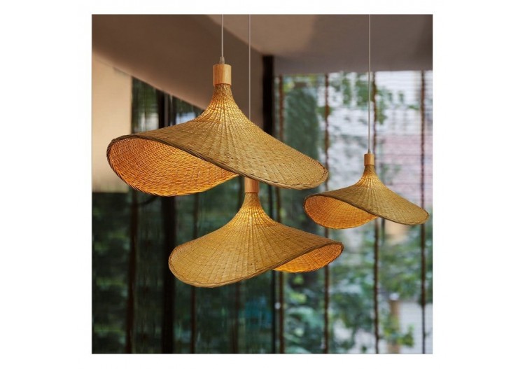 Suspension en osier "Bellas" - LM158 - Barcelona LED 2