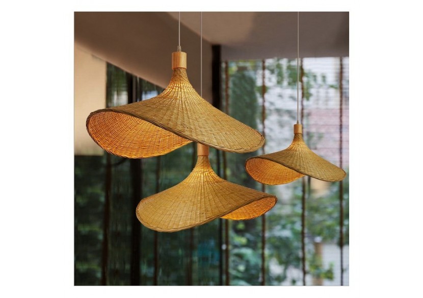 Suspension en osier "Bellas" - LM158 - Barcelona LED