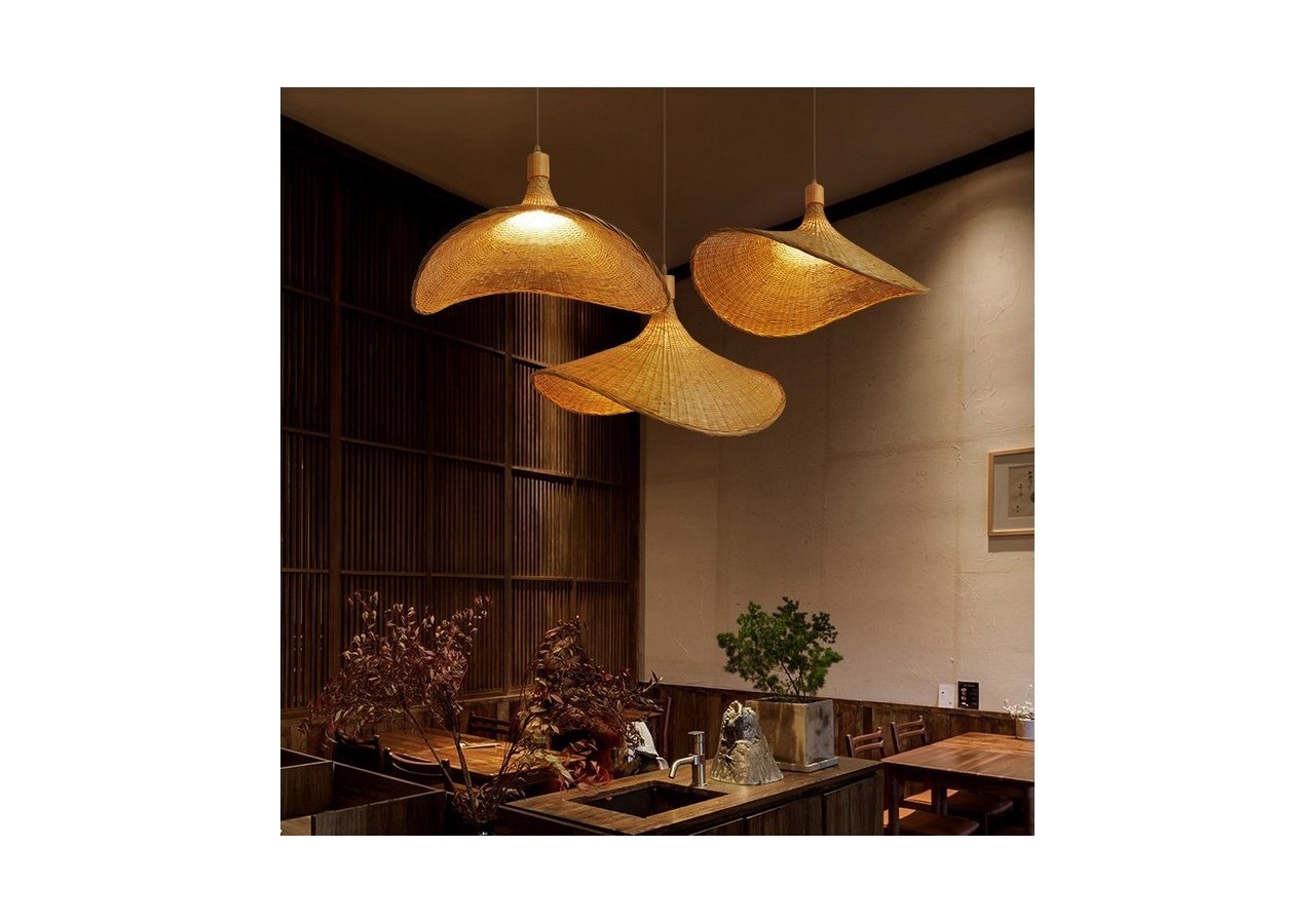 Suspension en osier "Bellas" - LM158 - Barcelona LED