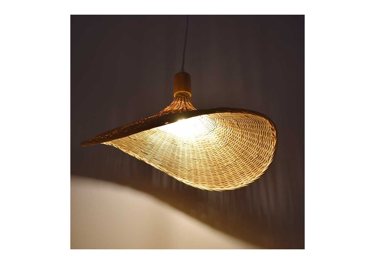 Suspension en osier "Bellas" - LM158 - Barcelona LED