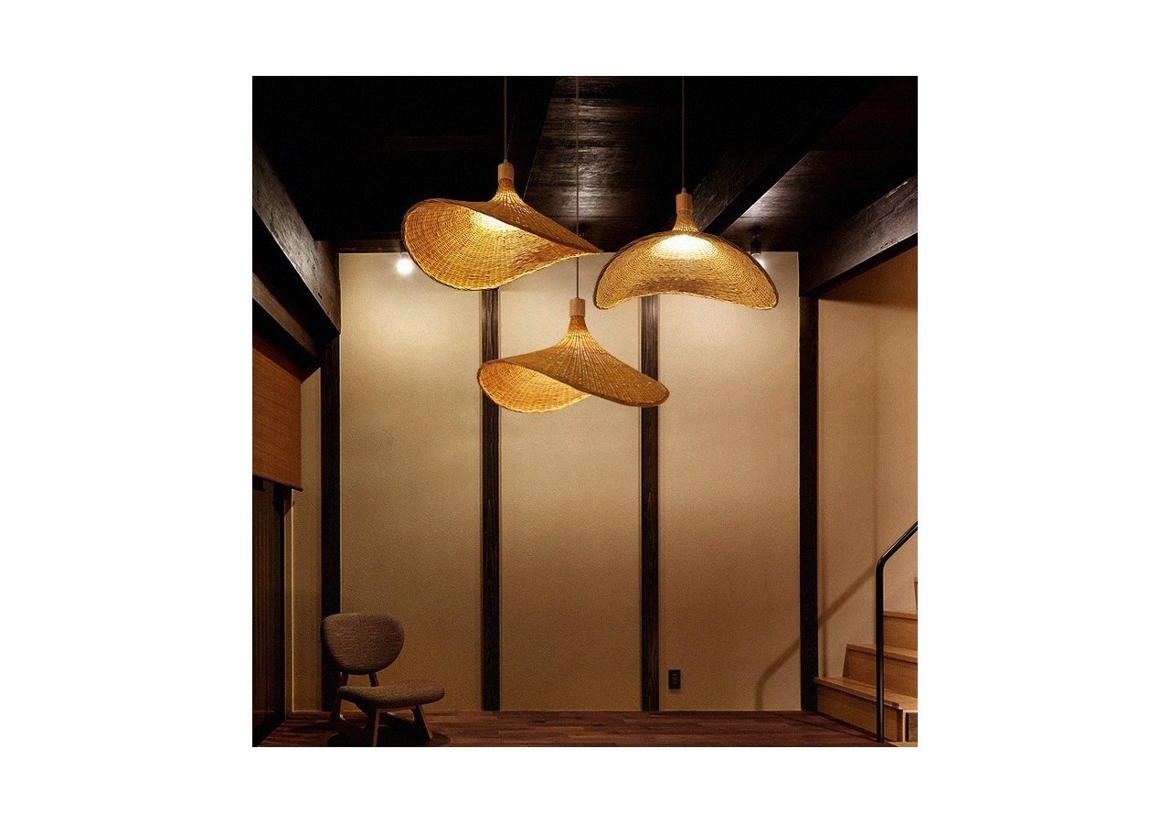 Suspension en osier "Bellas" - LM158 - Barcelona LED