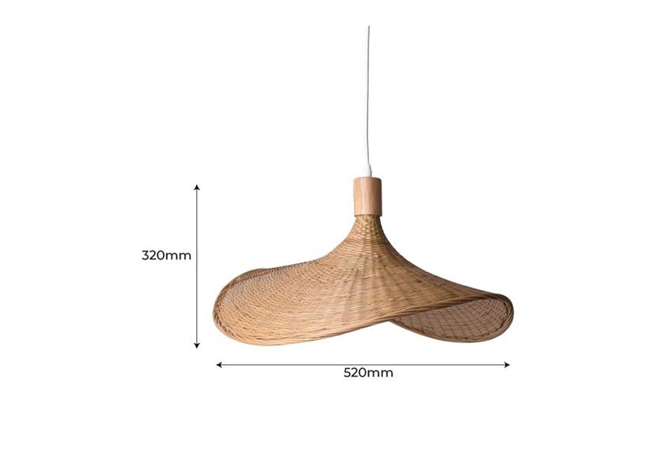 Suspension en osier "Bellas" - LM158 - Barcelona LED