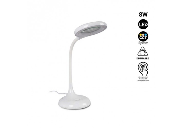 Lampe loupe LED de bureau-Dimmable-CCT-8W - L1020-B - Barcelona LED