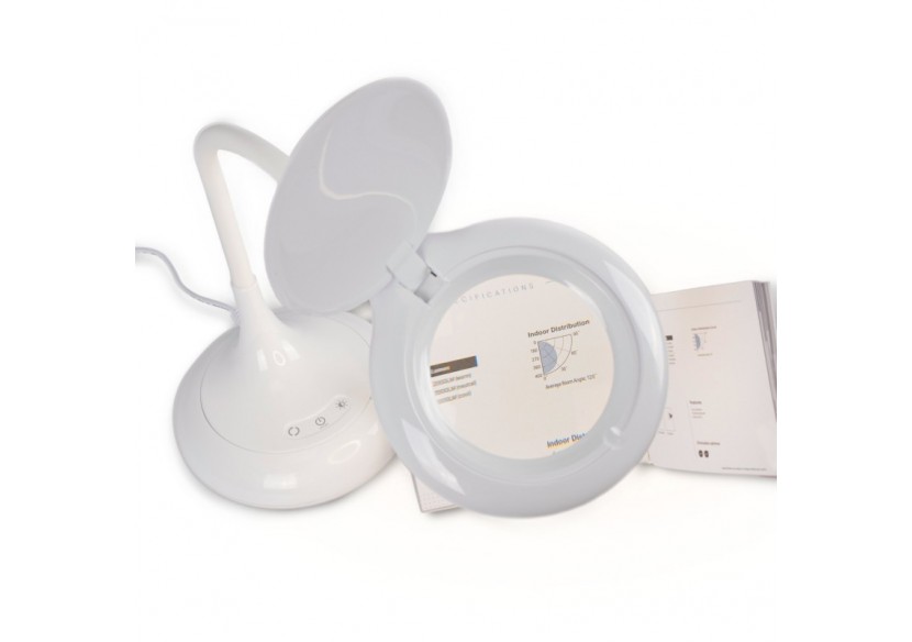 Lampe loupe LED de bureau-Dimmable-CCT-8W - L1020-B - Barcelona LED