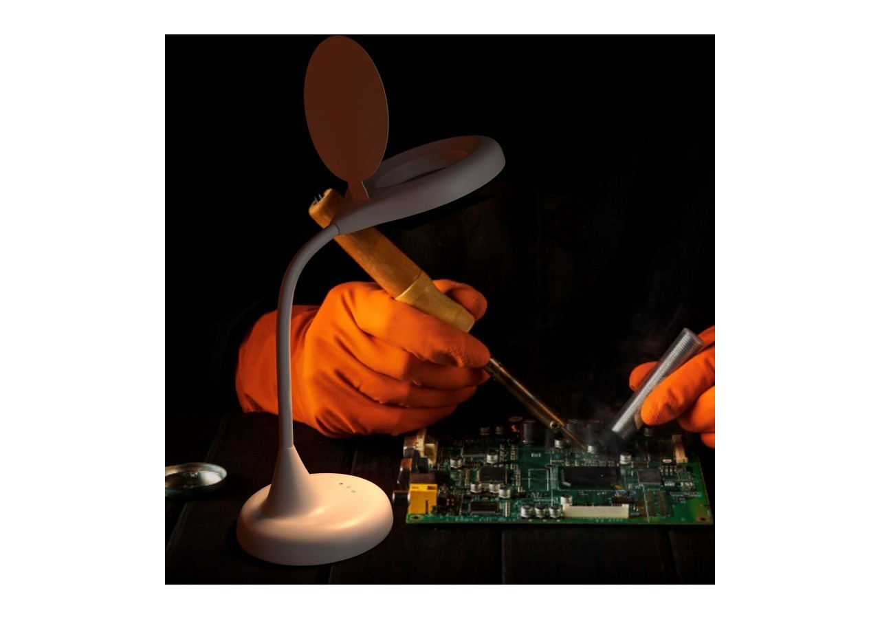 Lampe loupe LED de bureau-Dimmable-CCT-8W - L1020-B - Barcelona LED